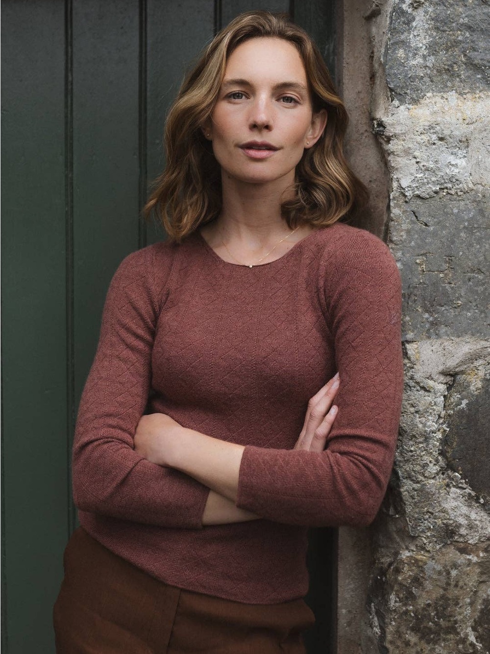 Merino wool tricot base layer